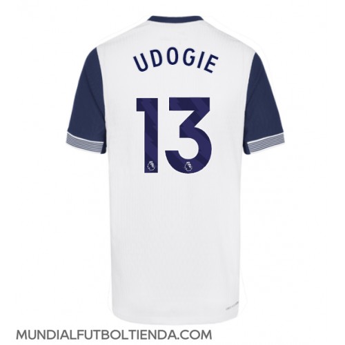 Camiseta Tottenham Hotspur Destiny Udogie #13 Primera Equipación Replica 2024-25 mangas cortas